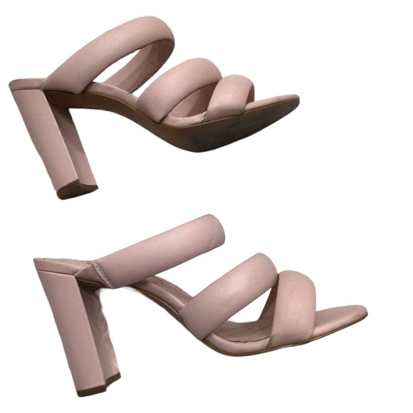 Avec Les Filles pink heel sandals  7 - Picture 5 of 9